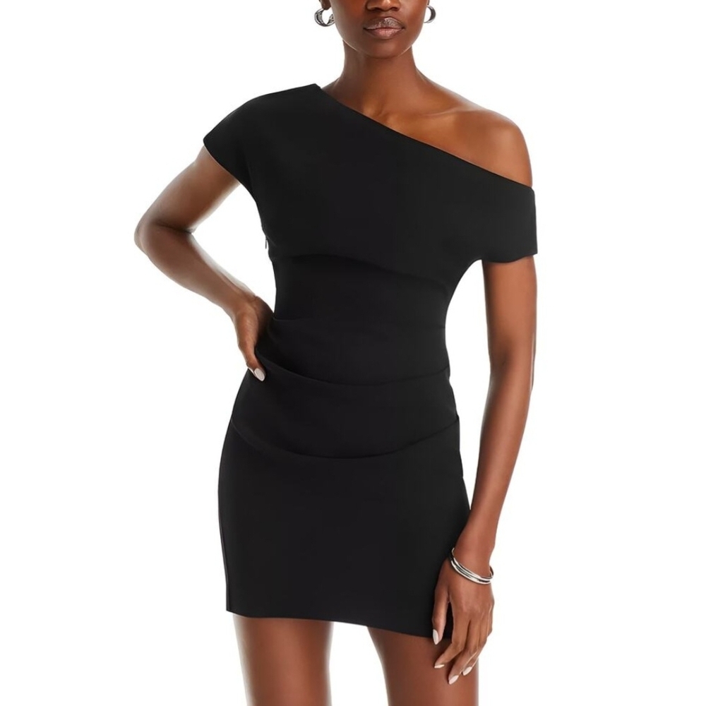 Bardot Classic Black One-Shoulder Dress
